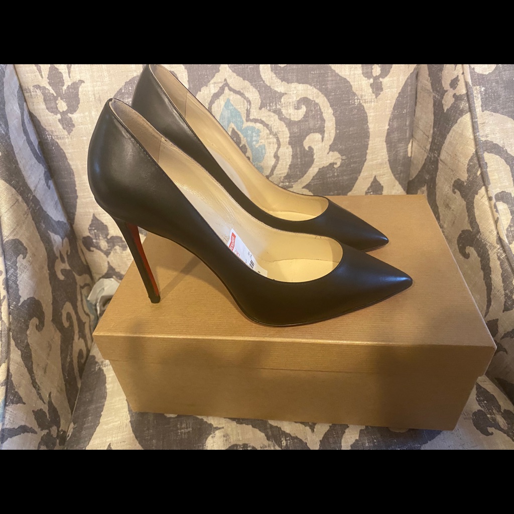 Louboutin Pigalle Black Calfskin